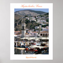 Puerto del Hydra, poster de Grecia