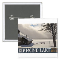 Puerto deportivo del invierno del lago diamond - n pins