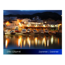 Puerto en las Azores Tarjetas Postales