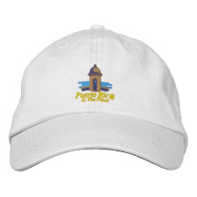 Puerto Rico es el gorra bordado lugar Gorra De Beisbol