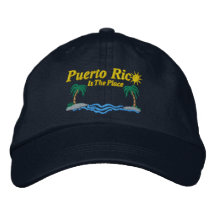 Puerto Rico es el lugar Gorra De Béisbol