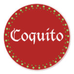 Puerto Rico: Etiqueta engomada del Coquito pegatinas