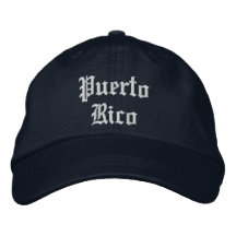 Puerto Rico Gorras De Béisbol Bordadas