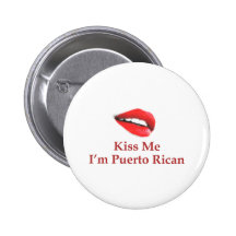 Puertorriqueño del beso pins