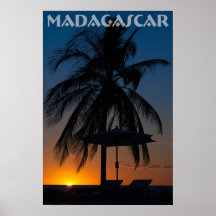 Puesta de sol a Madagascar Impresiones