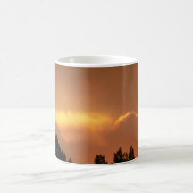 Puesta del sol 2 taza de café