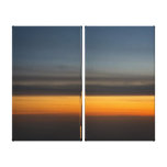 Puesta del sol abstracta en el cielo impresion de lienzo