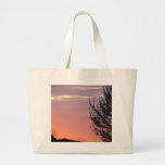 Puesta del sol bonita bolsas