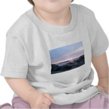 Puesta del sol camiseta