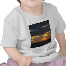 puesta del sol camiseta