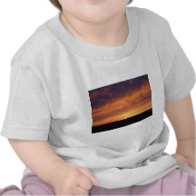 Puesta del sol camisetas