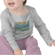 Puesta del sol - Claude Monet Camisetas