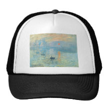 Puesta del sol - Claude Monet Gorras