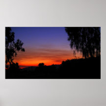 Puesta del sol de Arizona Posters