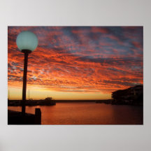 Puesta del sol de Australia Poster