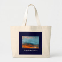 ¡Puesta del sol de California! Bolso de la lona Bolsas