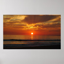 Puesta del sol de California Poster