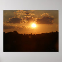 Puesta del sol de Carolina del Norte Posters