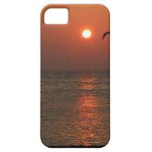 Puesta del sol de Cerdeña iPhone 5 Case-Mate Cárcasas