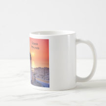 Puesta del sol de Grecia Mykonos (St.K) Tazas De Café