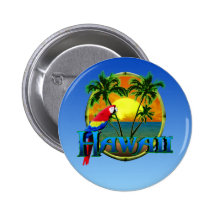Puesta del sol de Hawaii Pins