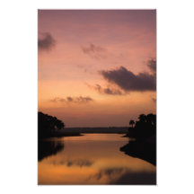 Puesta del sol de Hilton Head Island Fotos