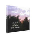 …/Puesta del sol de la belleza Lona Envuelta Para Galerias