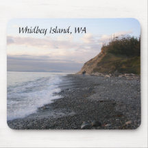 Puesta del sol de la isla de Whidbey Alfombrilla De Raton