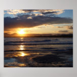 Puesta del sol de la playa de Salou Posters