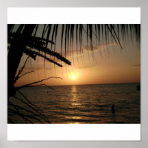 Puesta del sol de Marley Impresiones