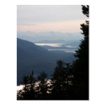 Puesta del sol de Mt Roberts Postal