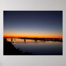 Puesta del sol de Natchez Posters