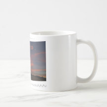 Puesta del sol de New México Taza De Café