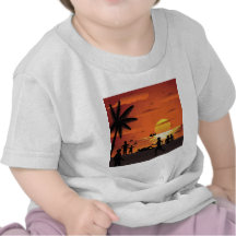 puesta del sol de observación camisetas
