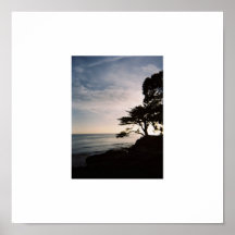 Puesta del sol de Santa Cruz Posters