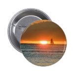 Puesta del sol de Waikiki con la silueta del veler Pin