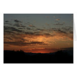 Puesta del sol del Mojave Felicitaciones