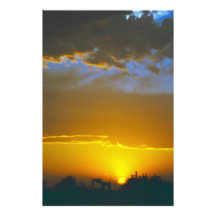 Puesta del sol del oeste #1 de Tejas Impresiones Fotográficas