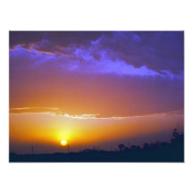 Puesta del sol del oeste #2 de Tejas Foto
