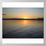 Puesta del sol en Arba Minch Posters