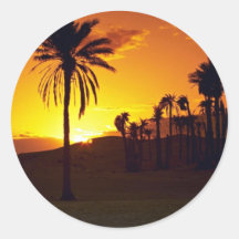Puesta del sol en el desierto, desierto del Sáhara Etiquetas