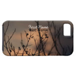Puesta del sol en el fondo; Personalizable iPhone 5 Case-Mate Fundas