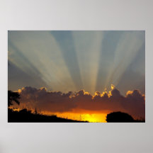 Puesta del sol en Tejas Impresiones