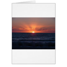 Puesta del sol felicitación