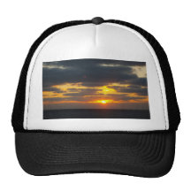 puesta del sol gorras