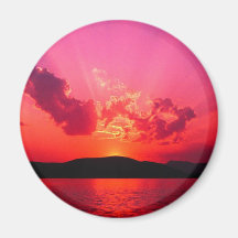 Puesta del sol imanes  