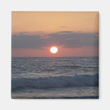 puesta del sol imanes para frigoríficos