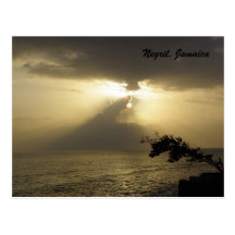 Puesta del sol: Negril, postal de Jamaica