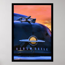 Puesta del sol Olds Poster