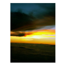 Puesta del sol postal